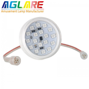 60mm led rgb 18pcs flat and round cover led pixel ...