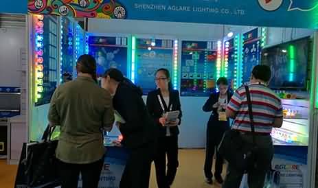 Warm congratulations on the success of Aglare lighting co,.Ltd in the Asian Attractions Expo 2016