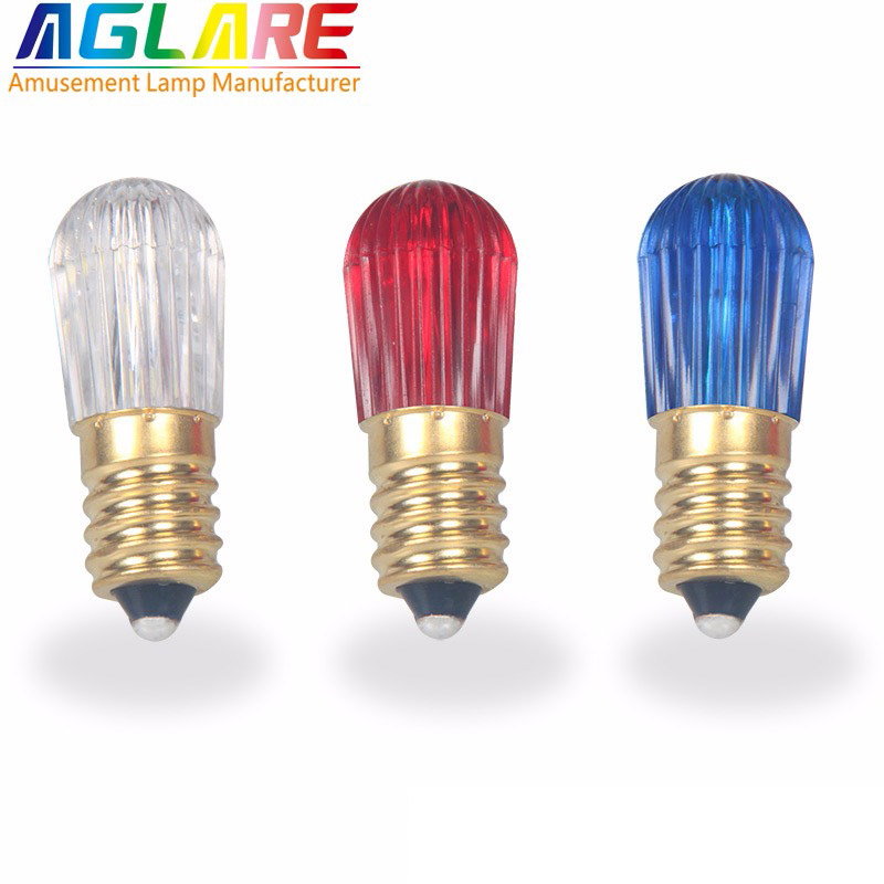 e14 6 leds 1 watt smd3528 amsement single color led bulb