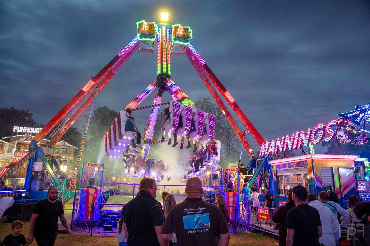 Amusement Park Rides Using LED Pixel Lights